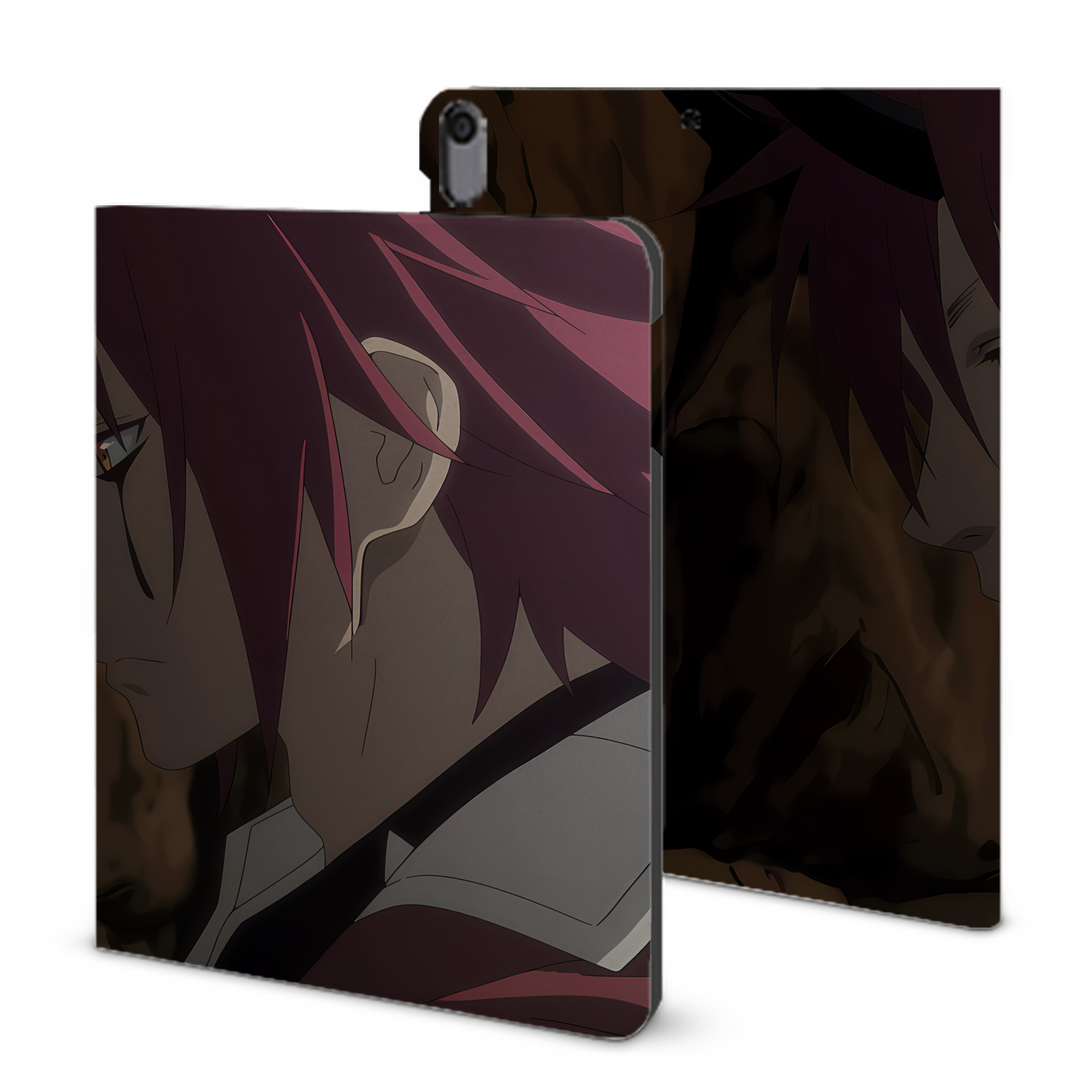 （画像用） 転スラ Regarding Reincarnated to Slime IPad ケース ブック型 PUレザー TPU 耐衝撃 軽量 薄型 ペン収納なし 全面保護 IPad 各モデル対応